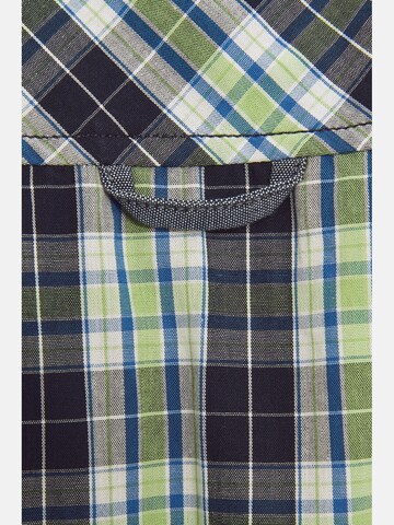 Jan Vanderstorm Comfort fit Button Up Shirt ' Owe ' in Blue