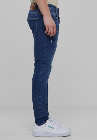 2Y Premium Regular Jeans in Blauw