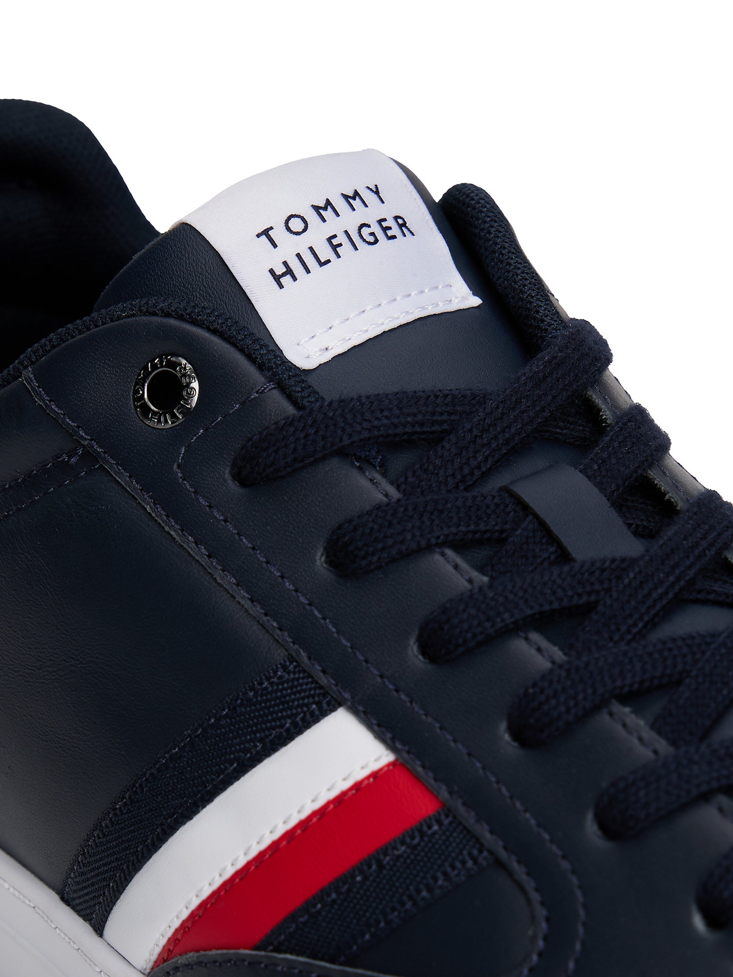 TOMMY HILFIGER Sneaker 'Icon Signature Tape Court' in Blau
