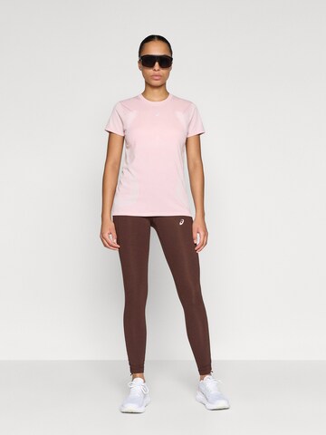 ASICS Λειτουργικό μπλουζάκι 'ROAD' σε ροζ