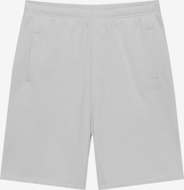 Pull&Bear Loosefit Shorts in Weiß: predná strana