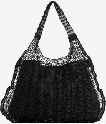 MANGO Shopper in Black: front