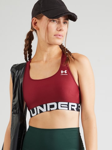 UNDER ARMOUR Bralette Sports bra 'Authentics' in Red: front