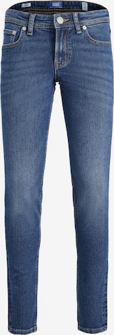 Skinny Jeans 'Liam' de la Jack & Jones Junior pe albastru: față