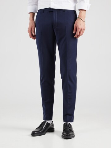 DRYKORN Regular Pleated Pants 'Piet' in Blue: front