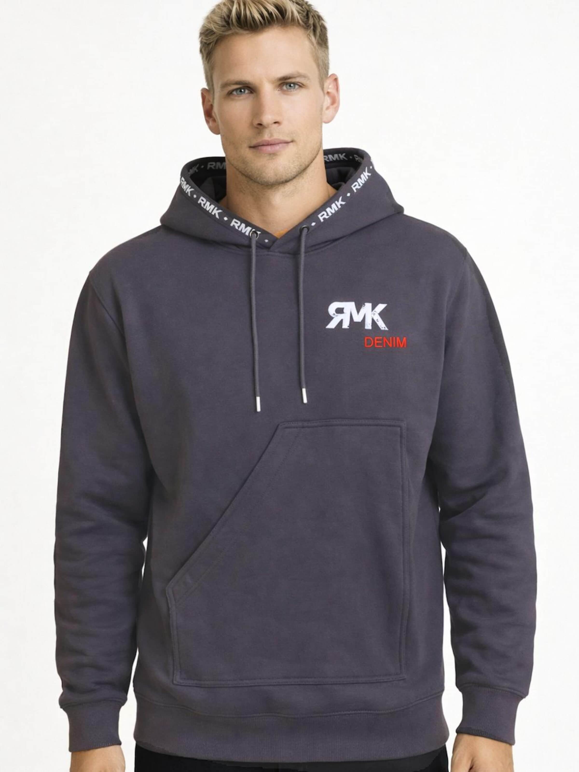 RMK Sweatshirt 'Bolsa' in Grey: front