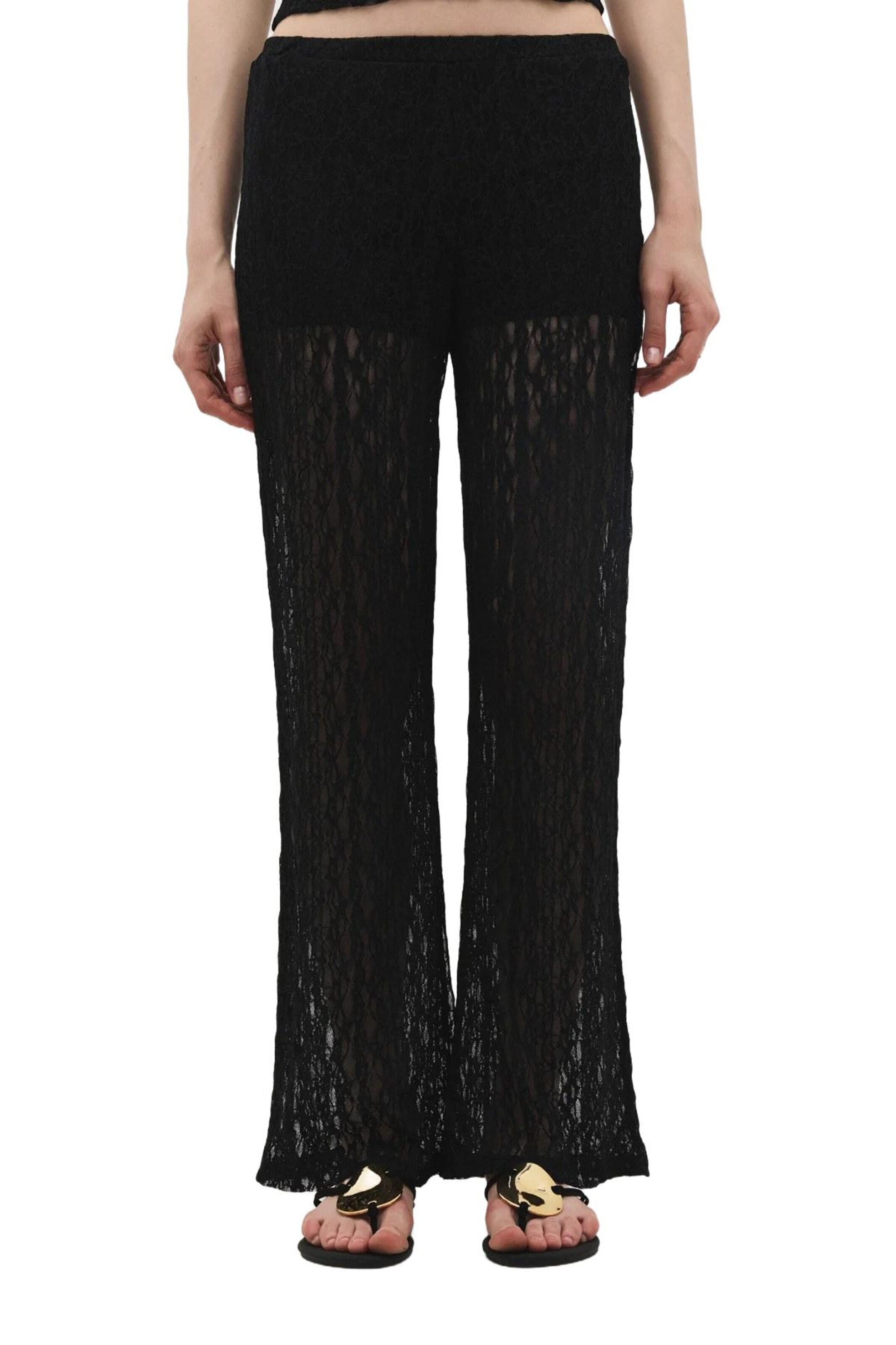 No Matter What Regular Broek in Zwart: voorkant