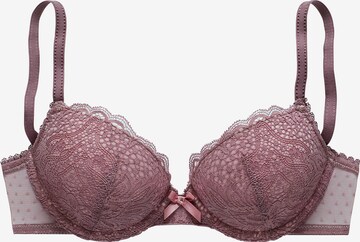 VIVANCE Push-up Bra in Purple: front