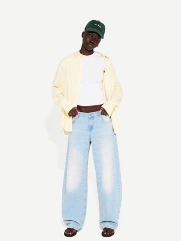 Bershka Bluse in Gelb