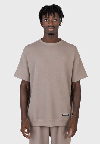 Kleinigkeit Tričko 'Snipes' – hnědá: přední strana