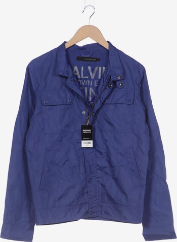 Calvin Klein Jeans Jacke M in Blau: predná strana