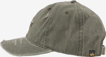 žalia ALPHA INDUSTRIES Kepurė 'Acid': priekis