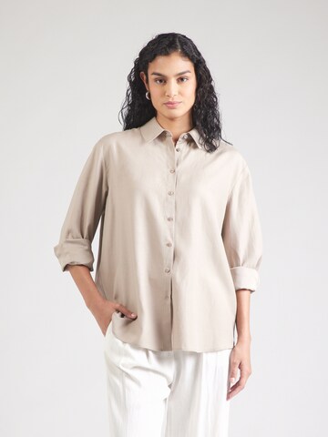 Camicia da donna di COMMA in marrone: frontale