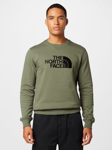 THE NORTH FACE Sweatshirt 'Drew Peak' i grön: framsida