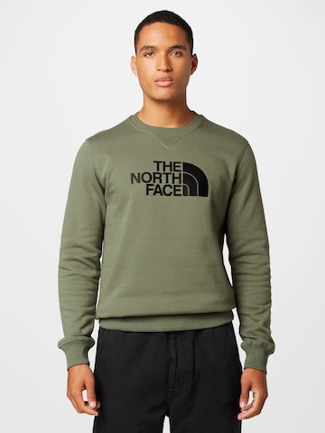 THE NORTH FACE Sweatshirt 'Drew Peak' in Grün: predná strana