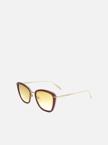 Longchamp Zonnebril 'LO638S' in Rood: voorkant
