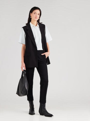 GERRY WEBER regular Bukser med fals i sort