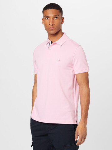 T-Shirt TOMMY HILFIGER en rose : devant