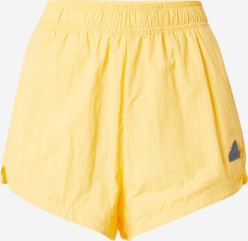 regular Pantaloni sportivi 'TIRO' di ADIDAS SPORTSWEAR in giallo: frontale