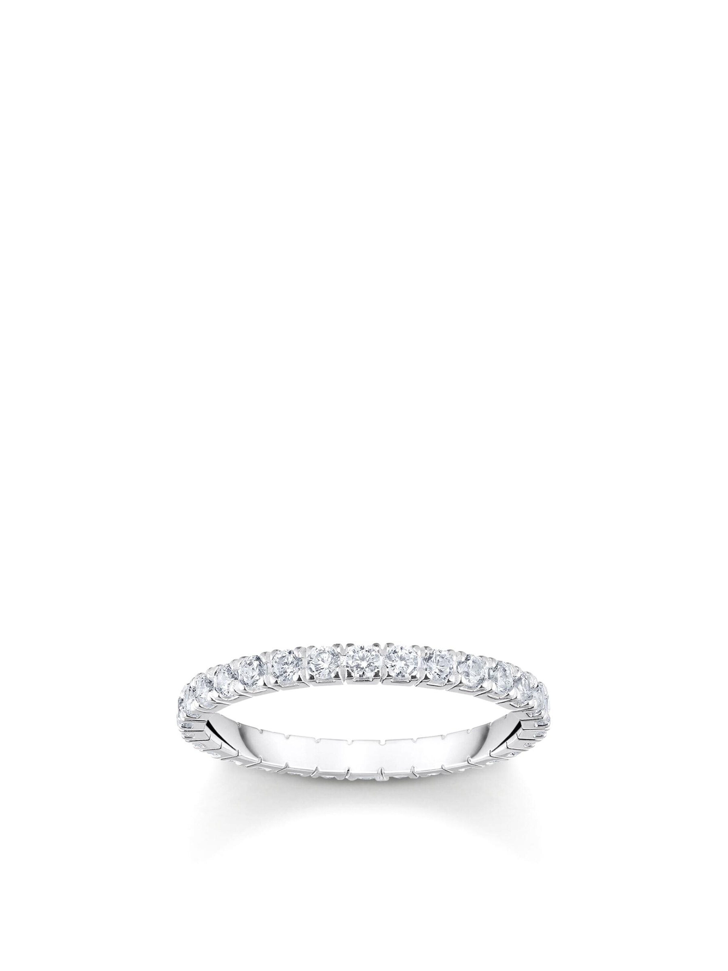 Thomas Sabo Ring 'Ring Silber Weißer Zirkoniumdioxid' in White: front