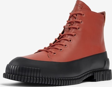 CAMPER Lace-Up Boots 'Pix' in Red: front