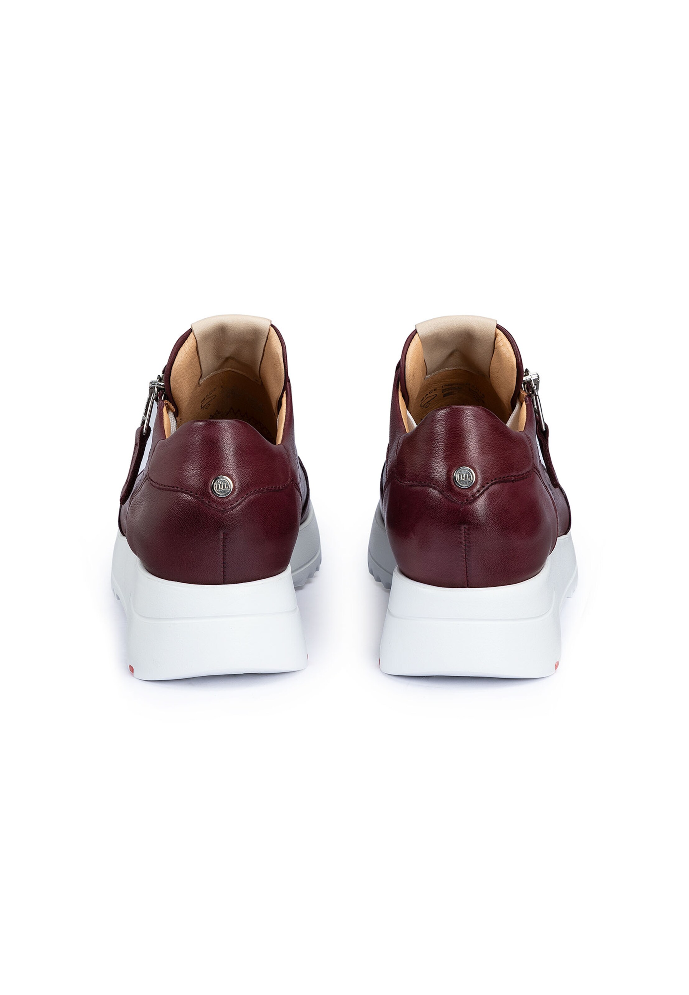 Baskets basses LLOYD en rouge