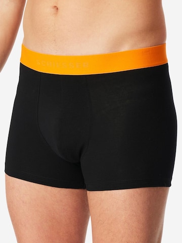 SCHIESSER Boxershorts '95/5 Organic Cotton' in Zwart