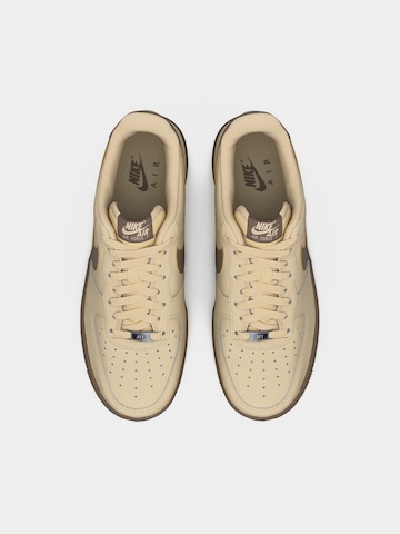 Nike Sportswear Platform trainers 'Nike Air Force 1 '07' in Brown