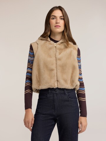 Gilet MOTIVI en beige