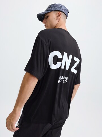 juoda JACK & JONES Marškinėliai 'JCOCNZ BERLIN': priekis