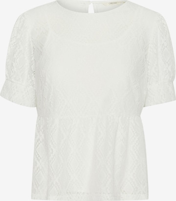 Cream Blouse 'Remi ' in Wit: voorkant