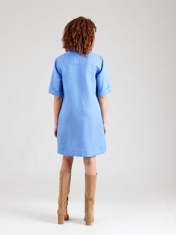 Abito camicia di Karl Lagerfeld in blu: dietro