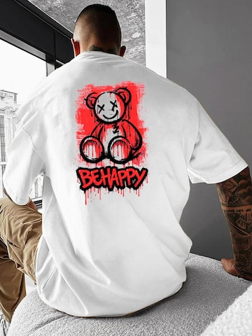 RMK Shirt 'Crazy Bär' in White: front