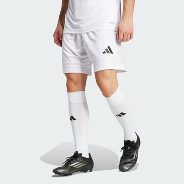 ADIDAS PERFORMANCE - regular Pantalón deportivo 'Squadra 25' en blanco: frente
