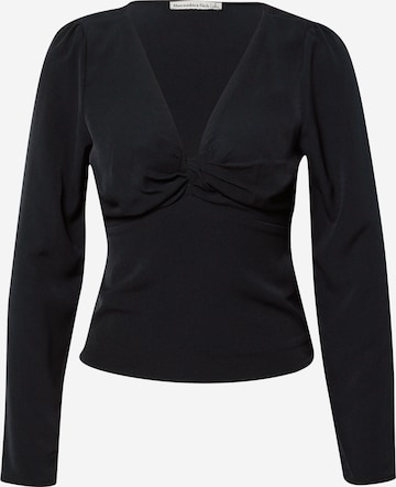 Abercrombie & Fitch Skjorte i svart: forside