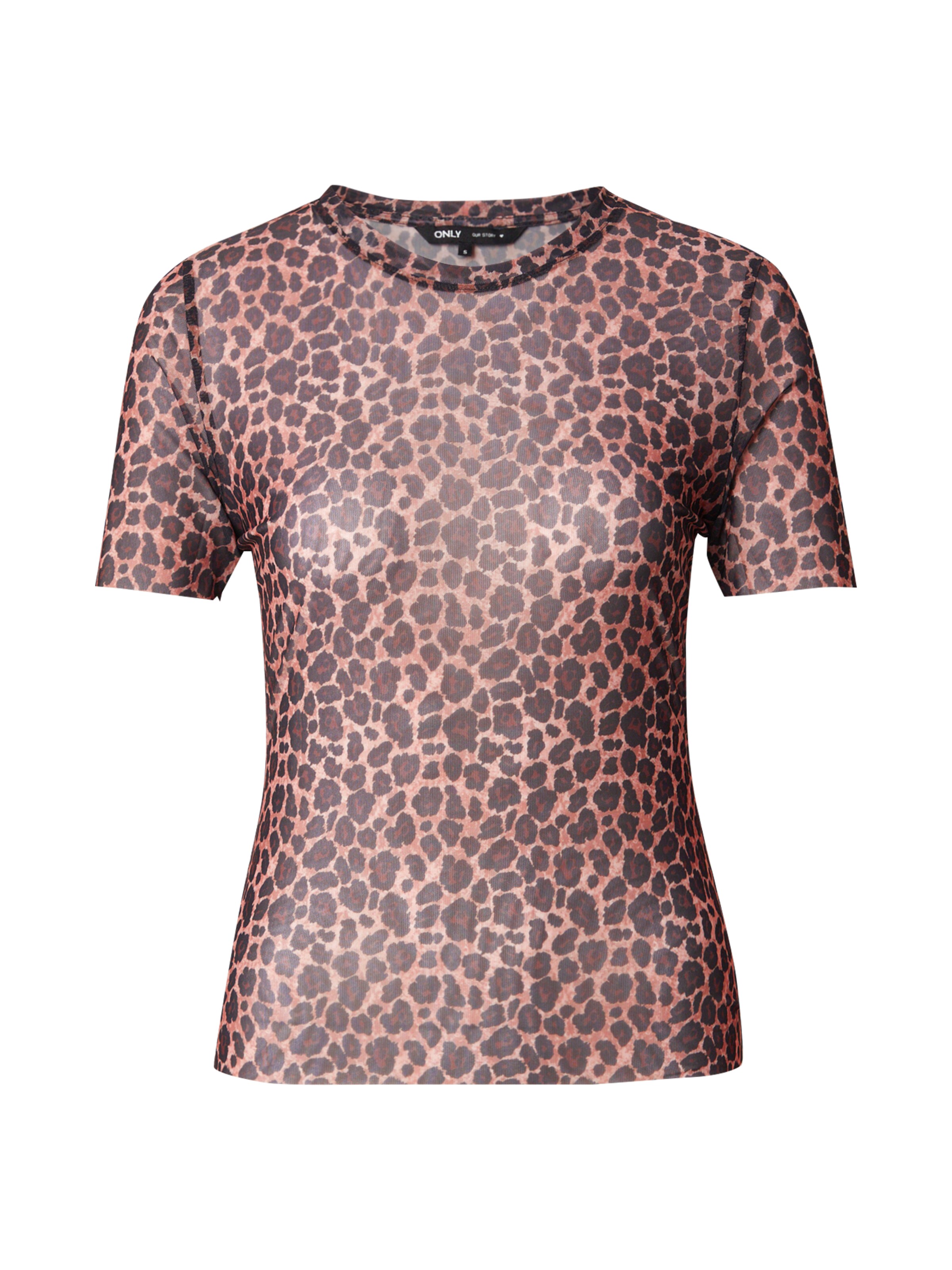 ONLY Тениска 'ONLMaja' в бежово / коняк / черно, Преглед на продукта