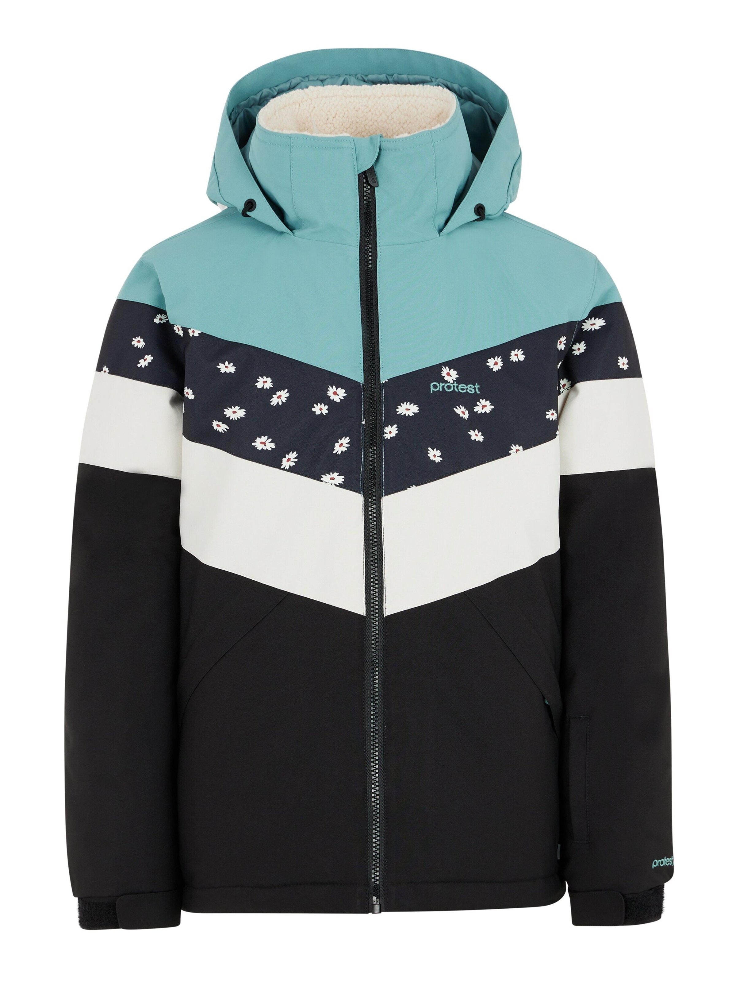 PROTEST Sportjacke 'PRTFUGY JR'‌‌‌‌ in Grün: Vorderseite