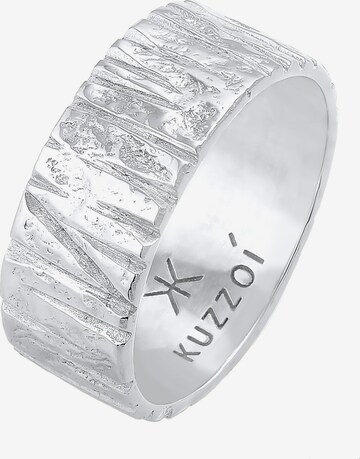 KUZZOI Ring in Zilver: voorkant