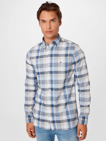 TOMMY HILFIGER Slim Fit Hemd in Blau: predná strana