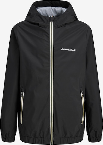 Veste mi-saison Jack & Jones Junior en noir : devant