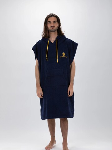 Pacifique Sud Athletic Robe in Blue: front