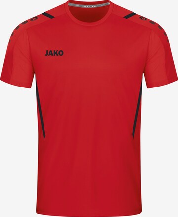 JAKO Functioneel shirt 'Challenge' in Rood: voorkant