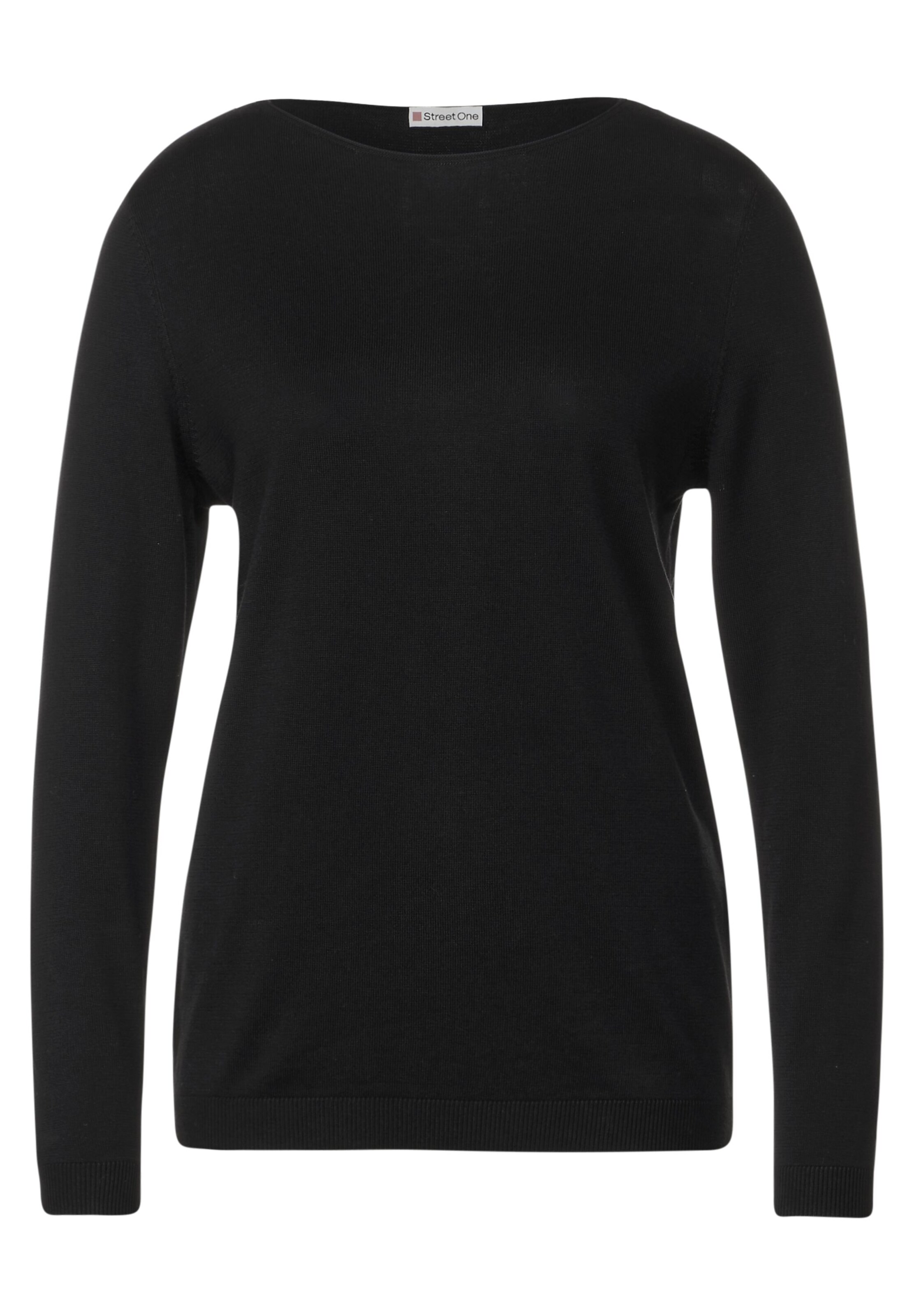 STREET ONE Pullover in Schwarz: Vorderseite