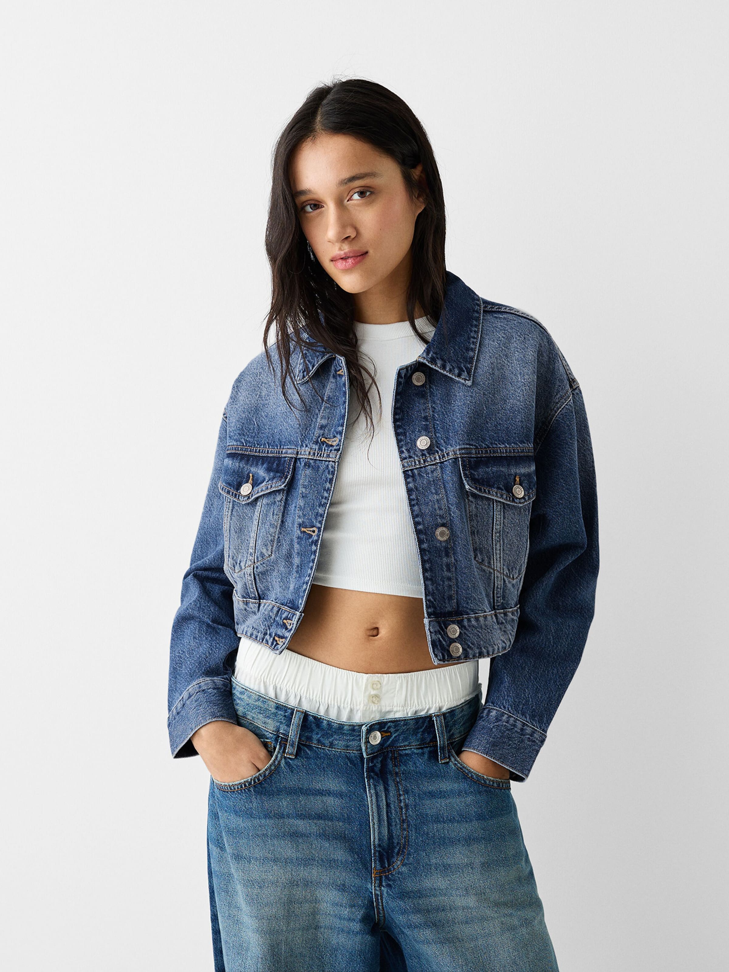 Veste en jeans bershka hotsell
