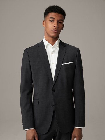 STRELLSON Slim fit Business-colbert 'Allen' in Grijs: voorkant