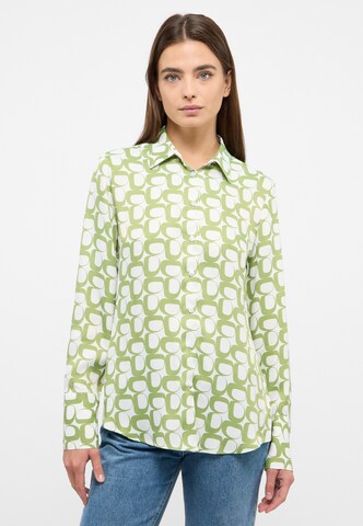ETERNA Blouse in Groen: voorkant