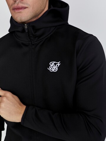 Veste de survêtement SikSilk en noir