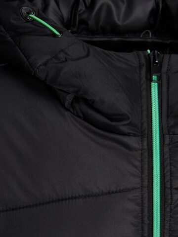 JACK & JONES Between-Season Jacket 'Globus' in Black