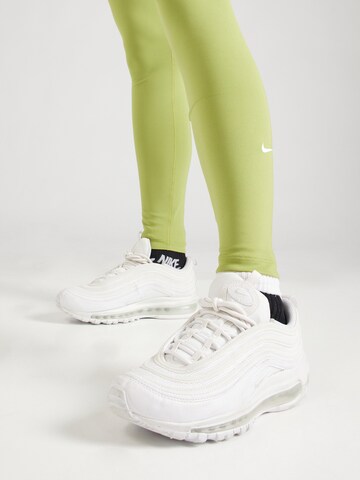 NIKE Skinny Sporthose 'ONE' in Grün