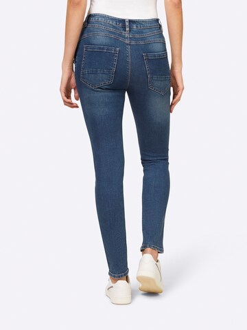 heine - Skinny Calças de ganga em azul